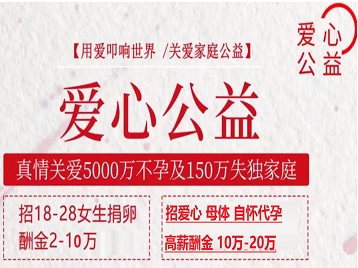 左云捐卵助孕生子 爱心志愿者招募